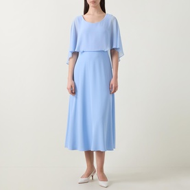 Cape Flared Dress