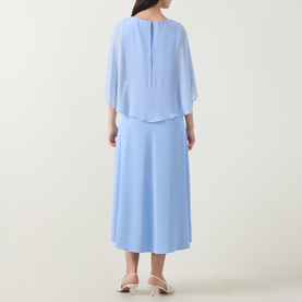 Cape Flared Dress
