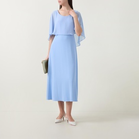 Cape Flared Dress