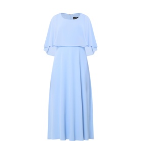 Cape Flared Dress