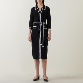 Belted Knit Dress