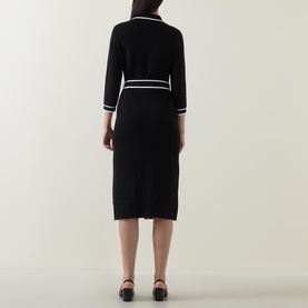 Belted Knit Dress
