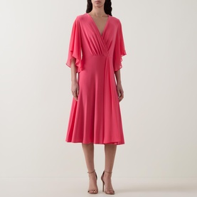 Draped Sash Dress