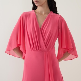 Draped Sash Dress