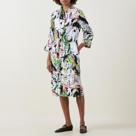 Tropical Shirt Dress