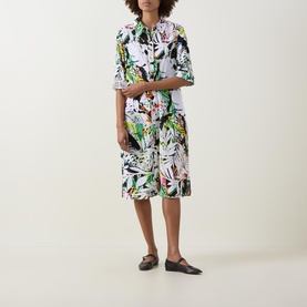 Tropical Shirt Dress