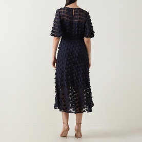 Floral Appliqu&eacute; Dress