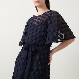 Floral Appliqu&eacute; Dress