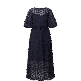 Floral Appliqu&eacute; Dress