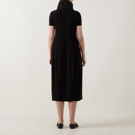 Drawstring Cocoon Knitted Dress