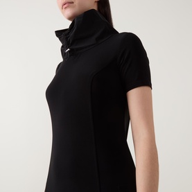 Drawstring Cocoon Knitted Dress