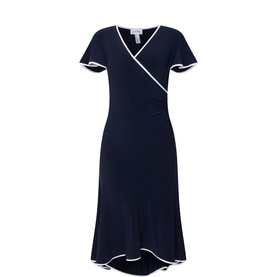 Contrast Trim Dress