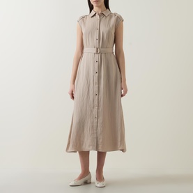 Textured Shirt Dress