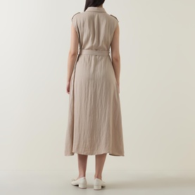 Textured Shirt Dress