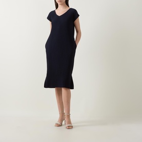Pleated Pocket Dress
