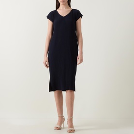 Pleated Pocket Dress