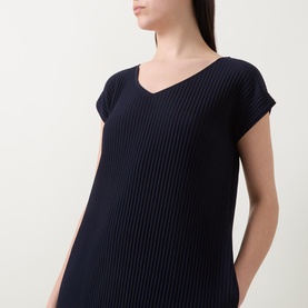 Pleated Pocket Dress