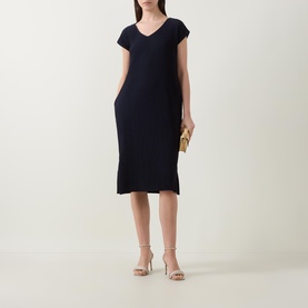 Pleated Pocket Dress