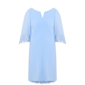 Fringe Trim Pencil Dress