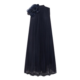Mesh Pleated Dress