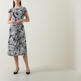 Tropical Print Dress