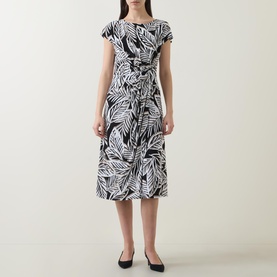 Tropical Print Dress