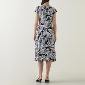 Tropical Print Dress