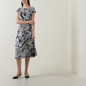 Tropical Print Dress