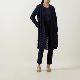 Dotted Open Front Jacket
