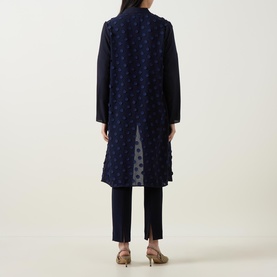 Dotted Open Front Jacket
