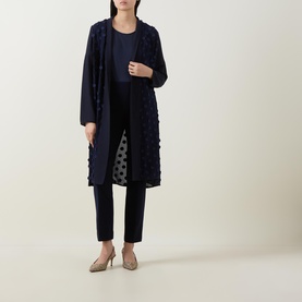 Dotted Open Front Jacket