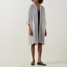 Mesh Open Front Jacket