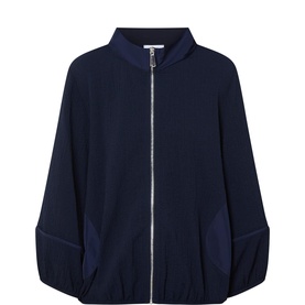 Seersucker Memory Bomber Jacket
