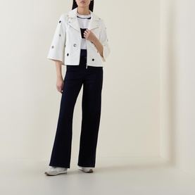 Eyelet Moto Jacket