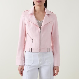 Faux Leather Biker Jacket