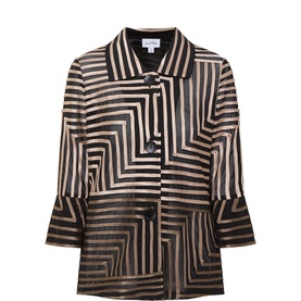 Geometric Print Jacket