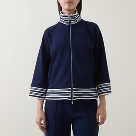 Striped Trim Jacket