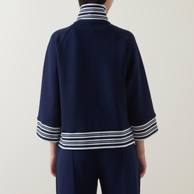Striped Trim Jacket