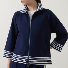 Striped Trim Jacket