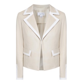 Contrast Trim Blazer