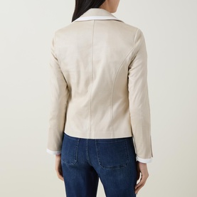 Contrast Trim Blazer