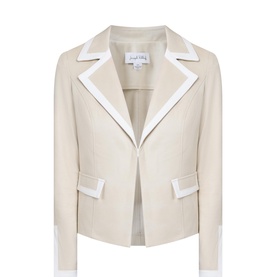 Contrast Trim Blazer