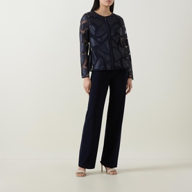 Laser Cut Sheer Jacket