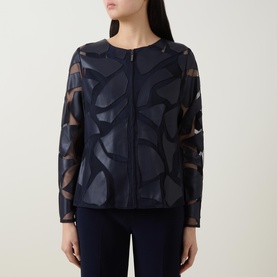 Laser Cut Sheer Jacket