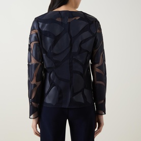 Laser Cut Sheer Jacket