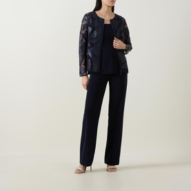 Laser Cut Sheer Jacket
