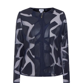 Laser Cut Sheer Jacket
