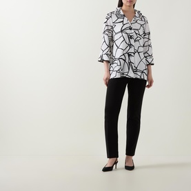 Floral Pliss&eacute; Shirt