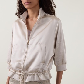 Drawstring Hem Jacket