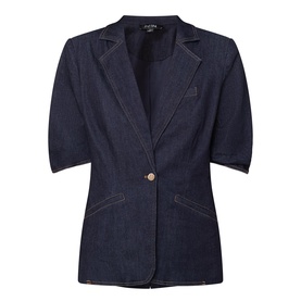 Puff Sleeve Denim Jacket